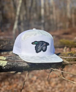 Nose Down Flying Duck 7 Panel Hat