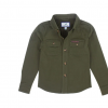 Properly Tied Toddler Boys Harvest Workshirt - Olive #LDW4004