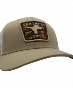 Southern Strut Brand Camo Duck Woven Patch Hat