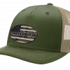 Southern Strut Brand Camo Oval Patch Hat