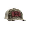 Woodhaven Bottomland/Tan Leather Patch Hat #WH90098