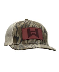 Woodhaven Bottomland/Tan Leather Patch Hat #WH90098