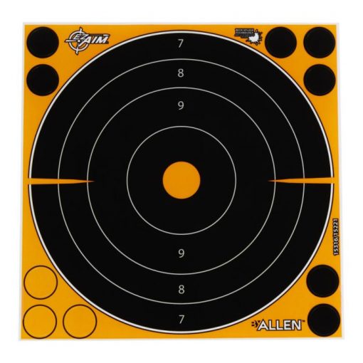 Allen EZ Aim Adhesive Splash Reactive Paper Bullseye 8" Targets 6 Pack #15316