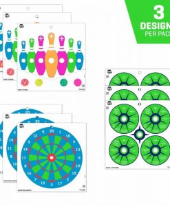 Allen EZ Aim Fun Triggering More Fun Paper Shooting Targets 9 Pack #15640