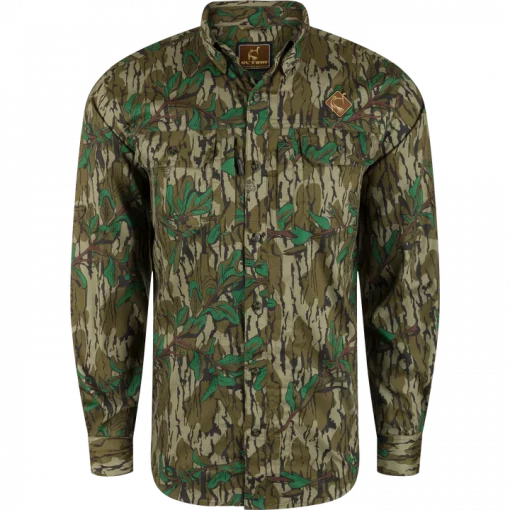 Drake Men's Camo Wingshooter Trey Shirt