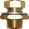 SeaSense Fuel Fitting Bulkhead (3/8" Barb) Brass #50052380