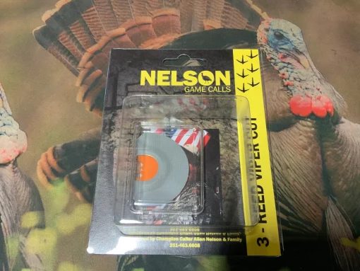 Nelson Game Calls 3 Reed Viper Turkey Mouth Call