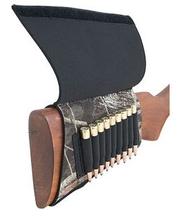 AA&E Leathercraft Buttstock Cartridge Holder – Mossy Oak Break-Up