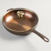 Smithey Ironware 11" Cast Iron Deep Skillet With Lid