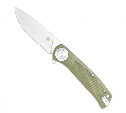 CobraTec EDC Scout Button Lock - OD Green #CTSCTGRVODGBL