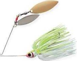 Humdinger Colorado Willow Spinnerbait 1/4oz - Chartreuse/White #01-A