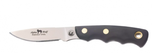 Knives of Alaska Alpha Wolf D2 Suregrip - Black #00326FG