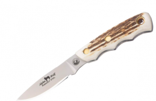 Knives of Alaska Alpha Wolf MagnaCut Stag #00332FG