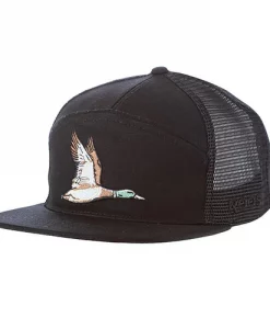 Fieldstone Youth Roost Black 7 Panel Duck Hat #R-RH-R-36Y