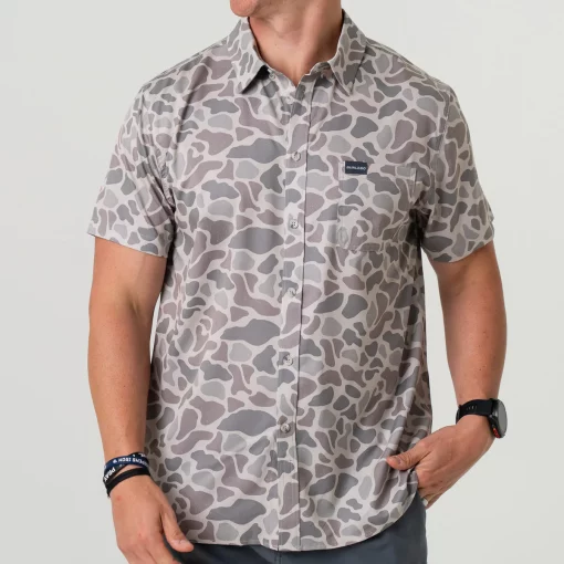 Burlebo Performance Button Up Shirt