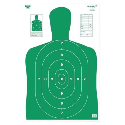 Birchwood Casey EZE-Scorer BC 27 Green Silhouette Targets - 5 Pack #BC-37045