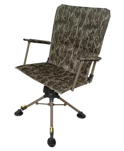 World Famous Sports Swivel Chair With Arm And Back Rest - Mossy Oak Bottomland
