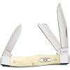 Case Knife Smooth Natural Bone Medium Stockman Knife #13311