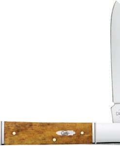 Case Knife Smooth Antique Bone Razor Pocket Knife #58211