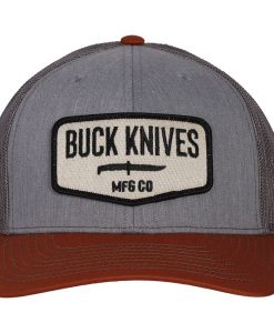 Buck Knives MFG CO Gray/Orange Hat #89175