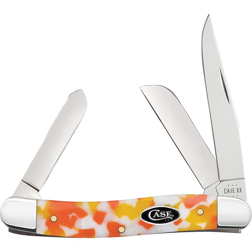 Case Knife Smooth Candy Corn Kirinite Medium Stockman Pocket Knife #CASE53753 Case Knife Smooth Candy Corn Kirinite Medium Stockman Pocket Knife #CASE53753