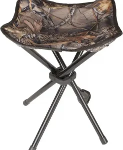 World Famous Sports 4 Leg Folding Stool - Burly Camo