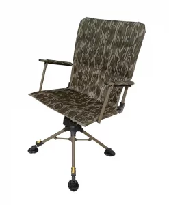 World Famous Sports XL Deluxe Swivel Hydraulic Post Chair With Backrest - Bottomland