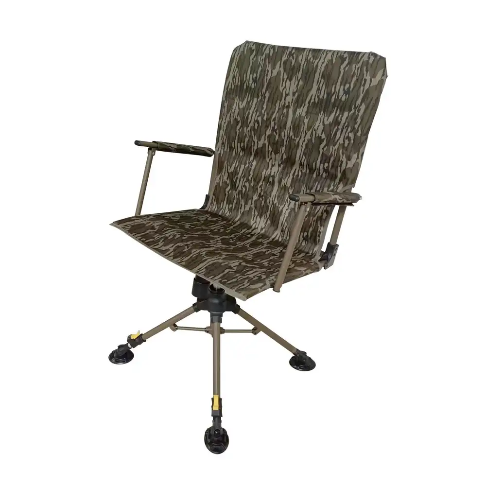 World Famous Sports XL Deluxe Swivel Hydraulic Post Chair With Backrest - Bottomland World Famous Sports XL Deluxe Swivel Hydraulic Post Chair With Backrest - Bottomland