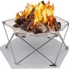 Alps Outdoorz Mountaineering Gaze Fire Pit - Silver/Charcoal #7735345