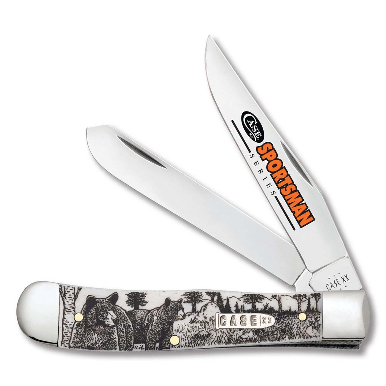 Case Knife Trapper Sportsman Bear Series Pocket Knife #81223 Case Knife Trapper Sportsman Bear Series Pocket Knife #81223