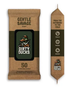 Dirty Duck 50 Flushable Wet Wipes #DD-GS-50