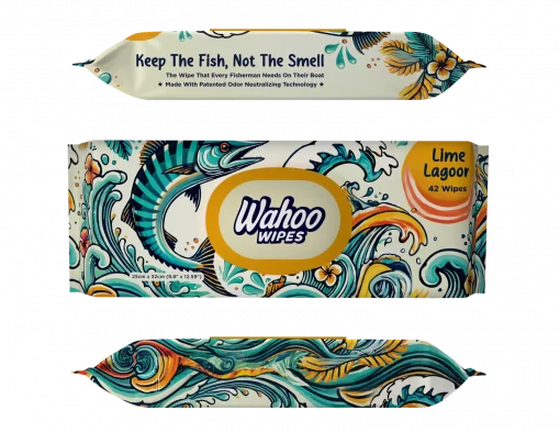 Dirty Duck Wahoo Wipes 42 Count - Lime Lagoo #WW-LL-42