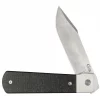Case Knife Smooth Black Burlap Micarta Longhouse Knife #50910