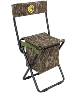 Hunters Specialties Camo Dove Chair With Back - Mossy Oak New Bottomland #H100152-1