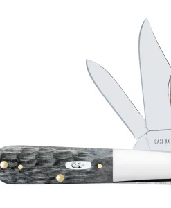 Case Knife Pocket Worn Crandall Jig Gray Bone CS Barlow #58423