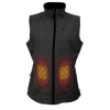 World Famous Sports Women's 3 Level Heated Softshell Vest