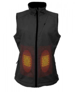 World Famous Sports Women's 3 Level Heated Softshell Vest