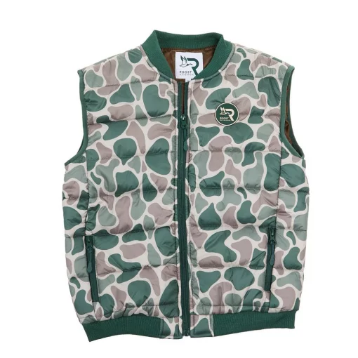 Fieldstone Youth Roost Camo Puffer Vest