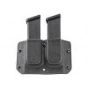 Mission First Tactical Double Stack Double Magazine Pouch Generic 9/40 #HDMP-GDS940-BL