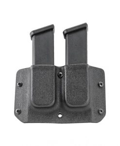 Mission First Tactical Double Stack Double Magazine Pouch Generic 9/40 #HDMP-GDS940-BL