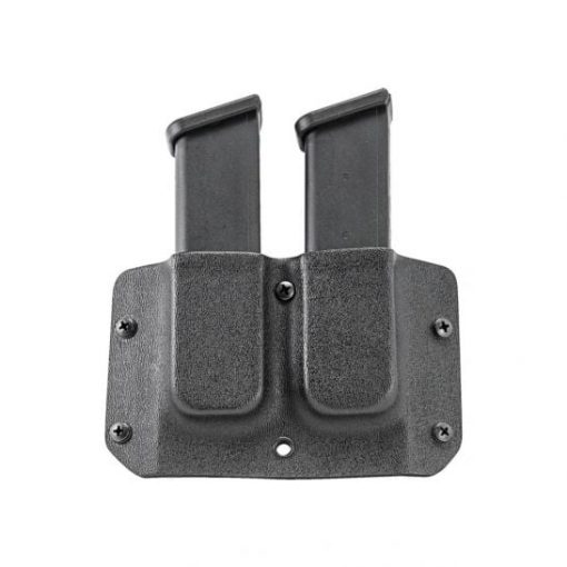 Mission First Tactical Double Stack Double Magazine Pouch Generic 9/40 #HDMP-GDS940-BL