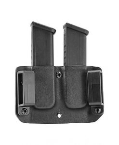 Mission First Tactical Double Stack Double Magazine Pouch Generic 9/40 #HDMP-GDS940-BL