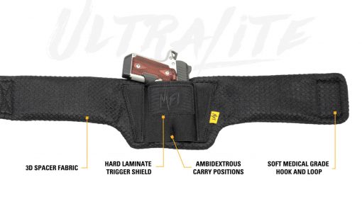Mission First Tactical Ultralite Belly Band Holster #H6-BB-3-BL