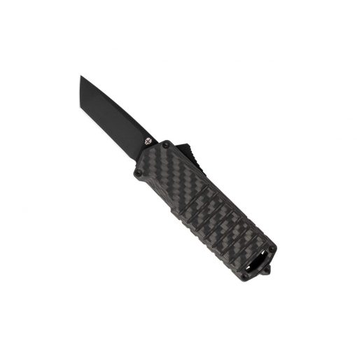 TEKTO A2 Badger Mini Carbon Fiber- Black Knife #A2SCFBKD2BK2A1