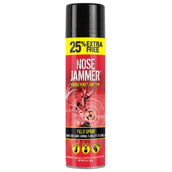 Nose Jammer Aerosol Field Spray 8oz – Hunting Scent Eliminator Nose Jammer Aerosol Field Spray, 8oz – Hunting Scent Eliminator