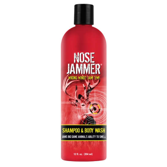 Nose Jammer Shampoo & Body Wash 12oz – Hunting Scent Eliminator Nose Jammer Shampoo & Body Wash, 12oz – Hunting Scent Eliminator