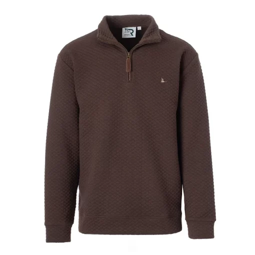 Fieldstone Youth Roost Drake Brown Quarter Zip