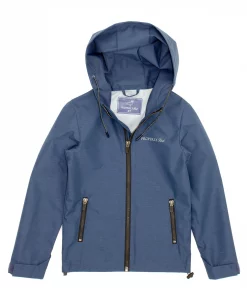 Properly Tied Boys Canopy Rain Jacket - Storm Blue