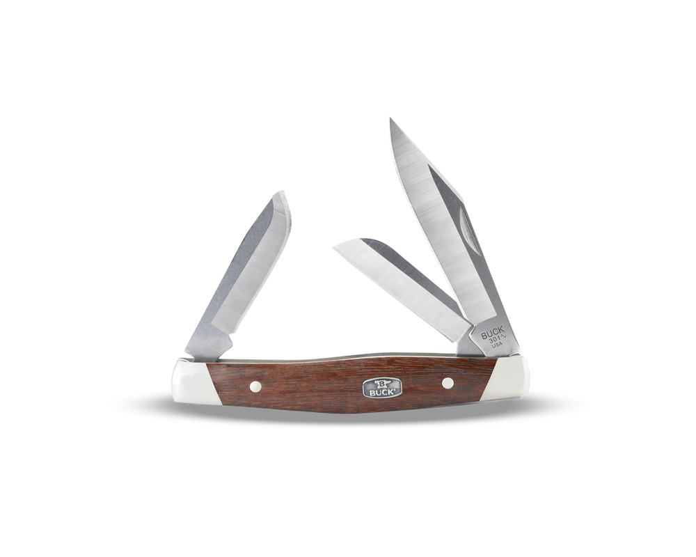 Buck Knives 301 Stockman Knife - Wood Handle #14450 Buck Knives 301 Stockman Knife - Wood Handle #14450