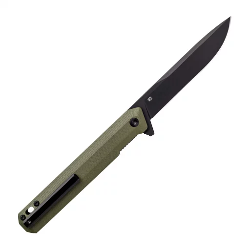 TEKTO F2 Bravo Forged OD Green G10/ Black Accents Folding Knife #F2RG1ODD2BK1A1